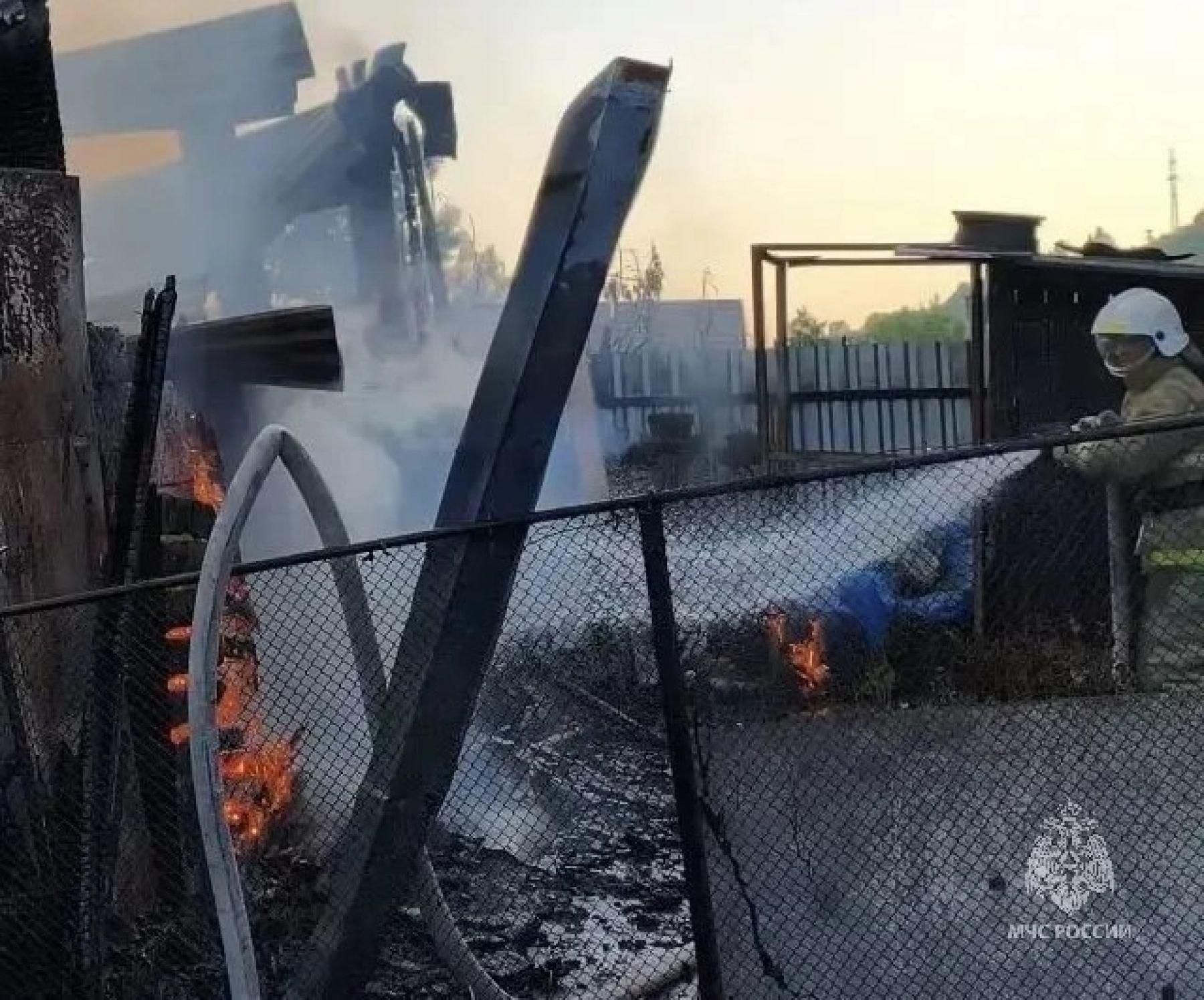 Пожар на Ростовской