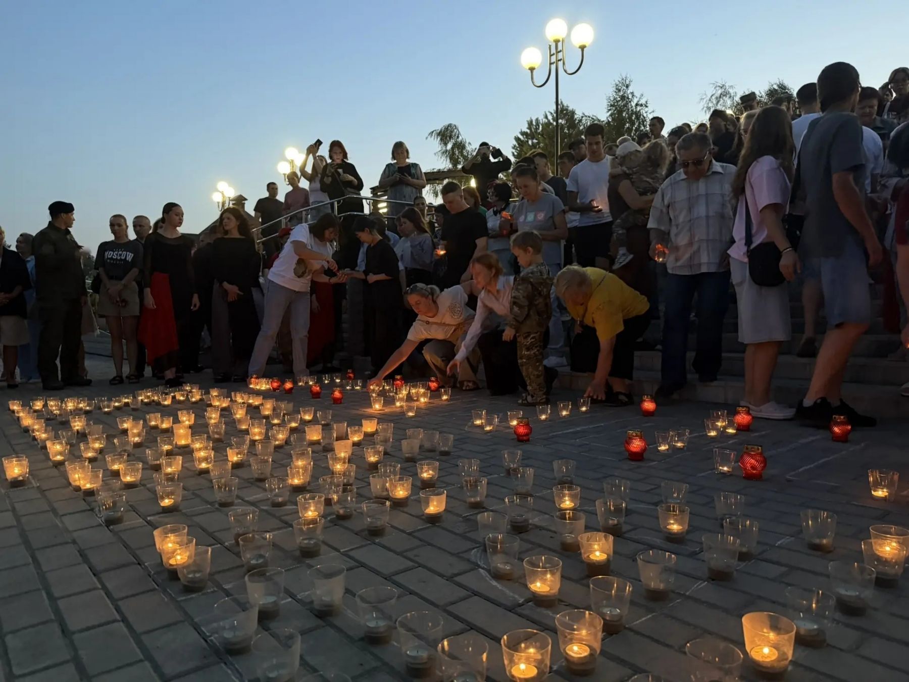 Акция "Свеча памяти" в Бийске 