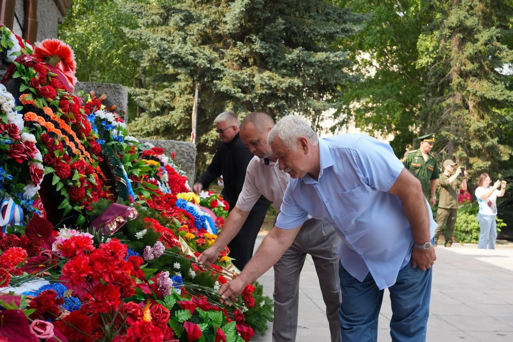 Торжественное мероприятие у Мемориала воинам-бийчанам 