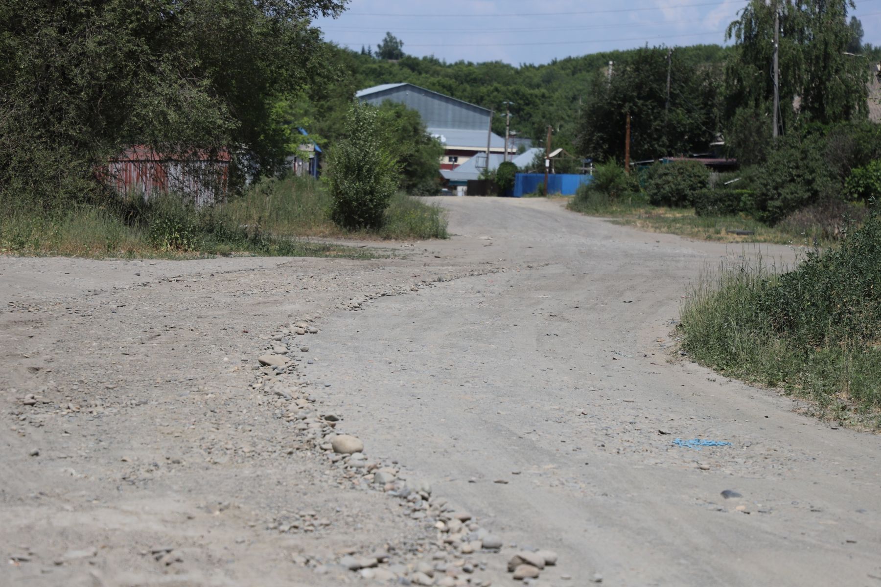 Благоустройство частного сектора в Бийске. Грейдирование. 