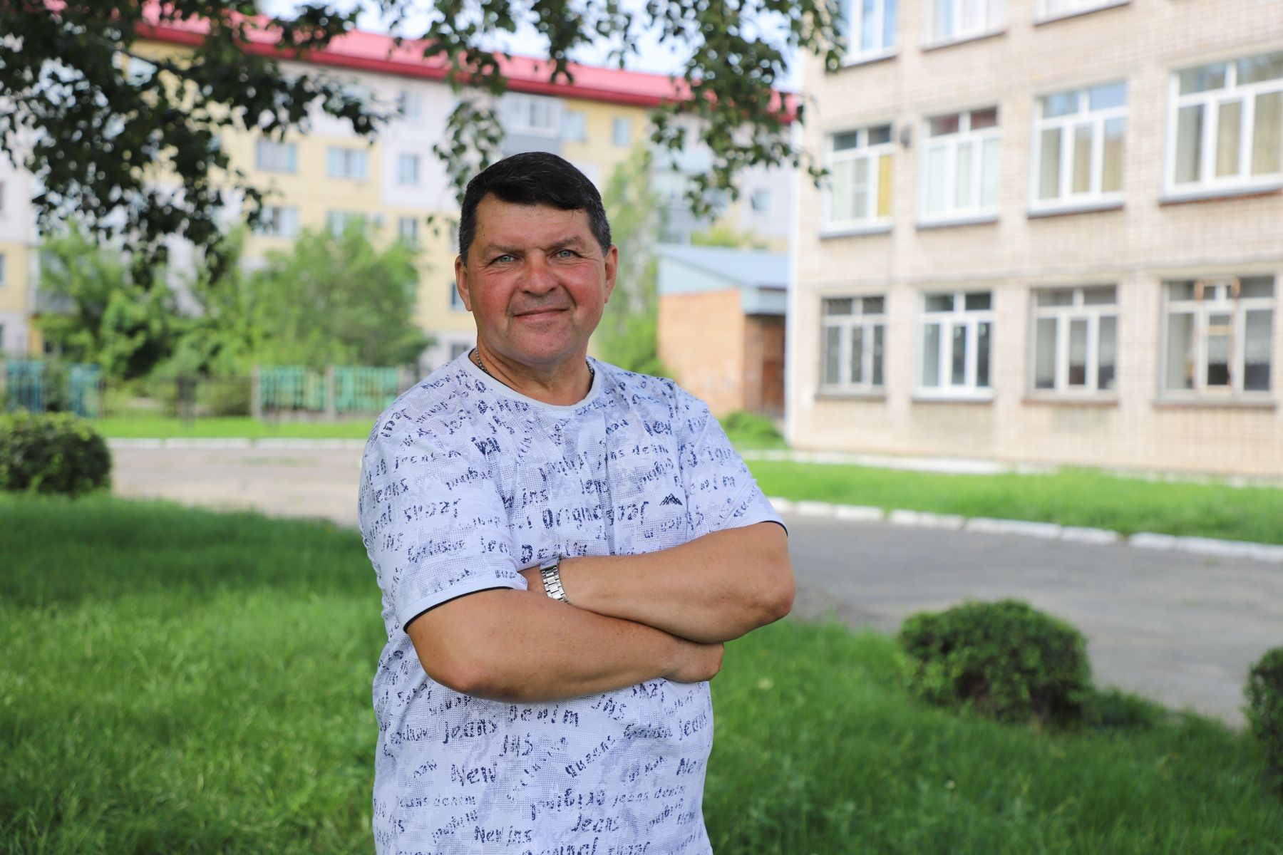 Юрий Миляев, учителя физической культуры школы № 8