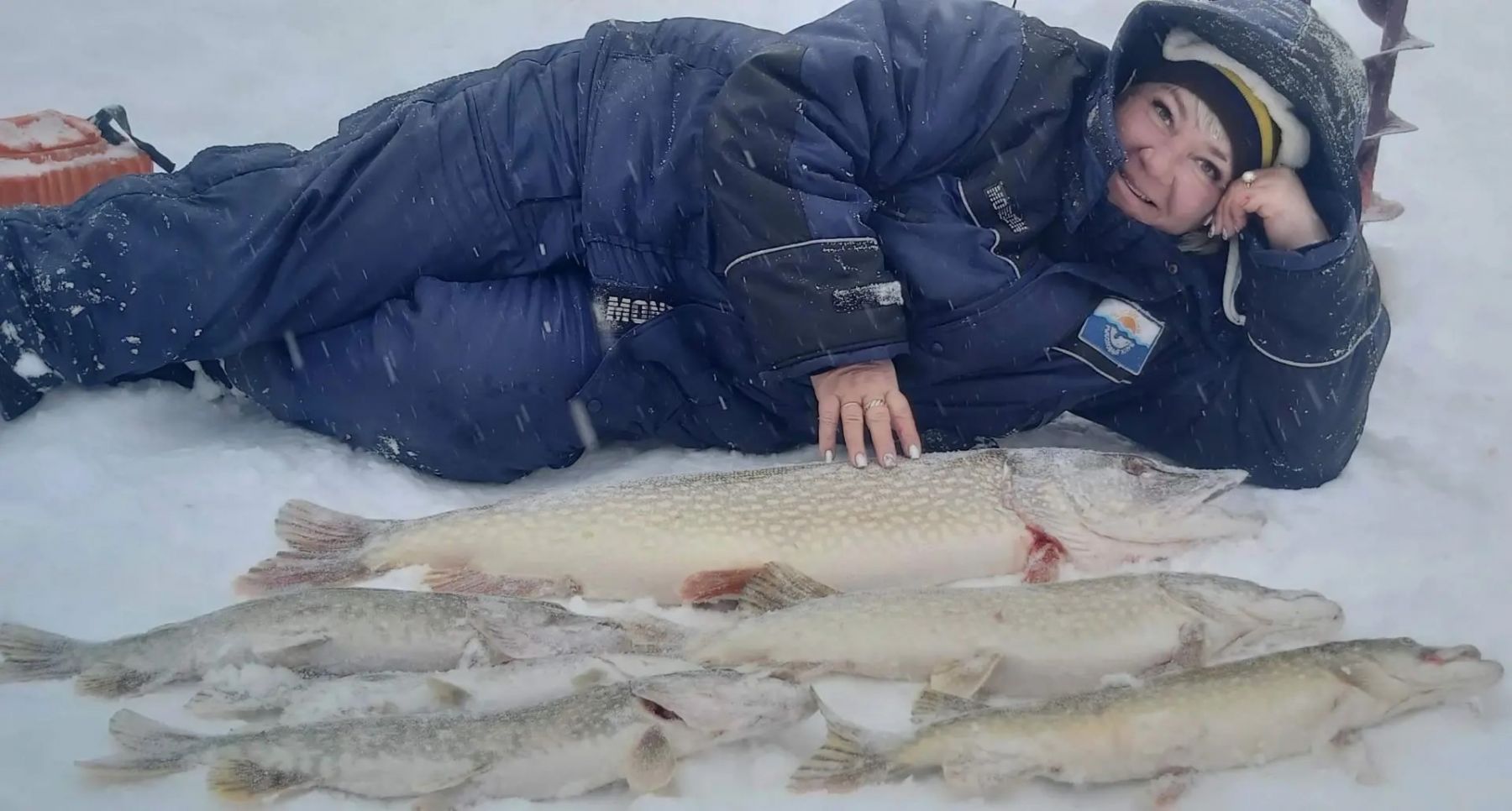 Семья Павленко рыбачит круглогодично