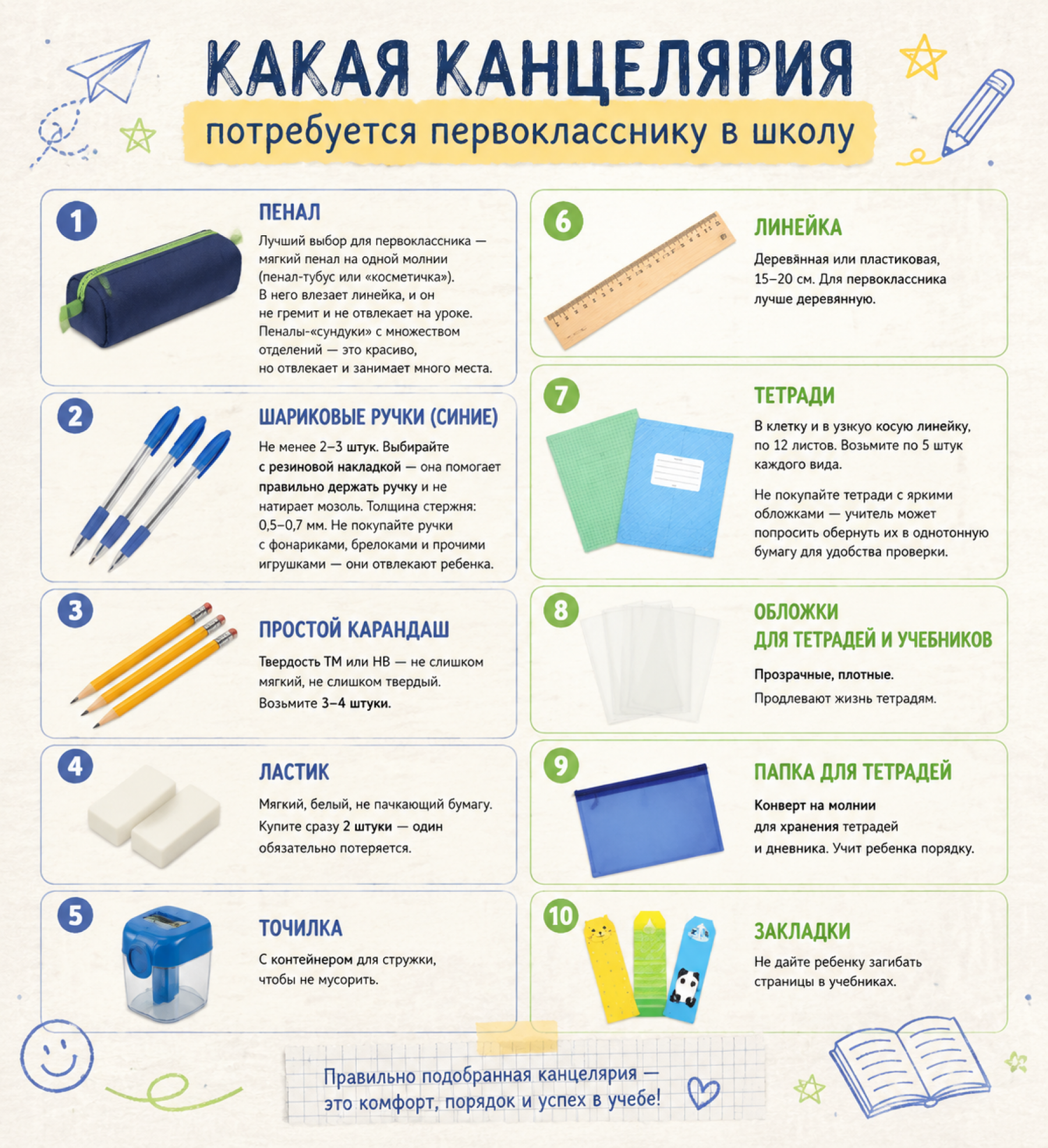 Инфографика. Канцелярия. 