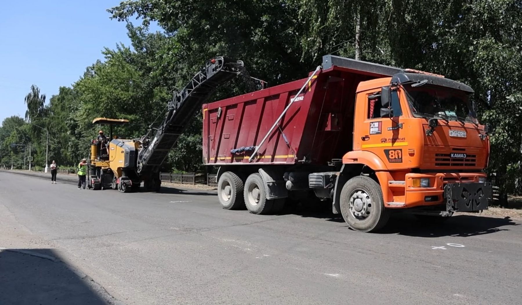 Из-за ремонта дорог движения в городе немного разладилось
