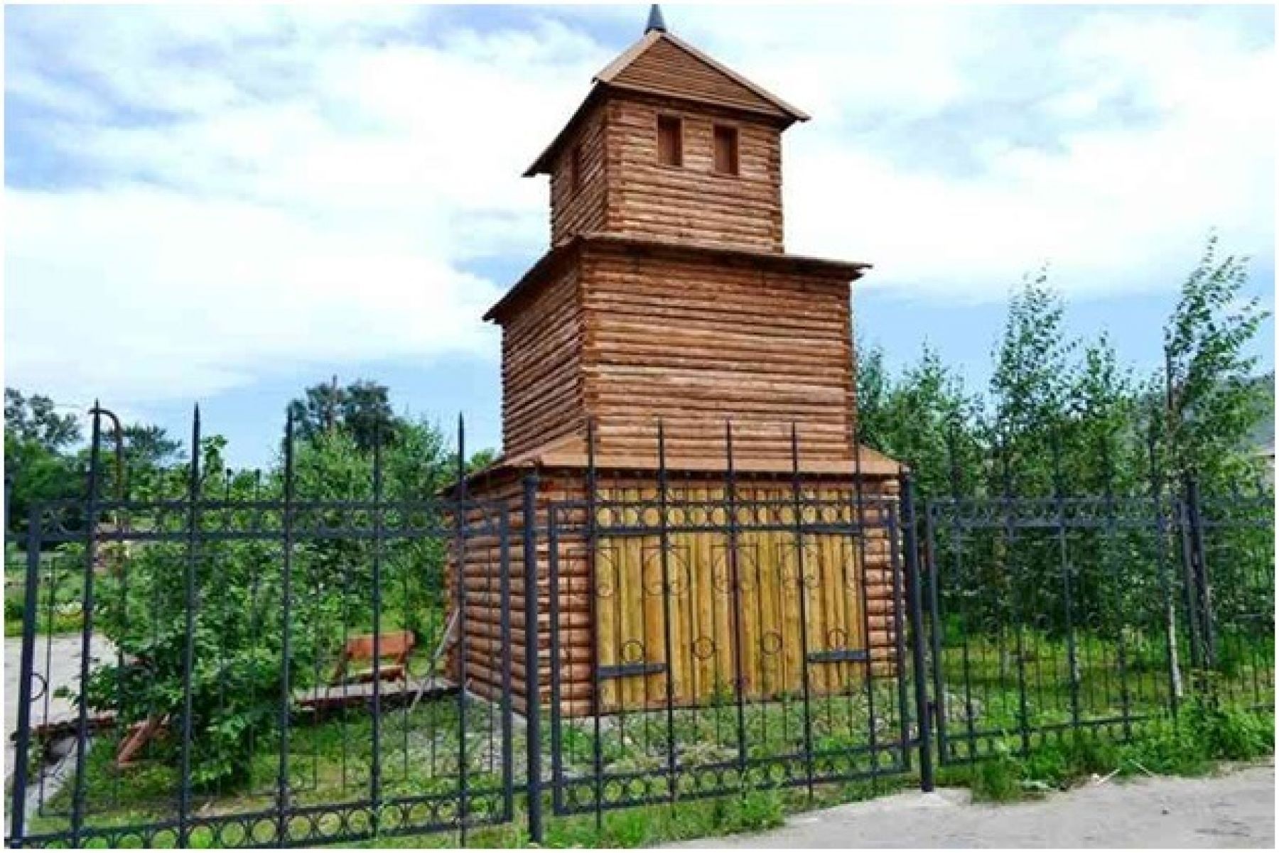 Реконструкция въездной башни крепости Змеиногорского рудника.