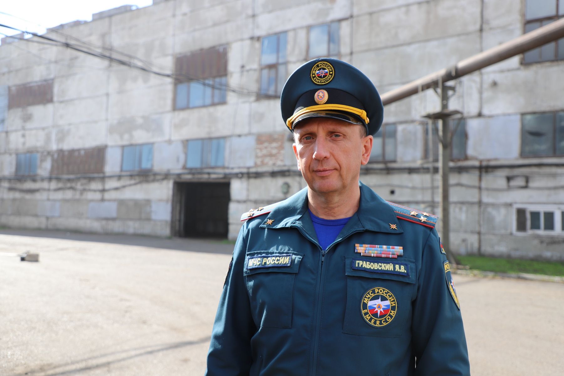 Ярослав Грабовский, заместитель начальника Главного управления МЧС России по Алтайскому краю, полковник внутренней службы