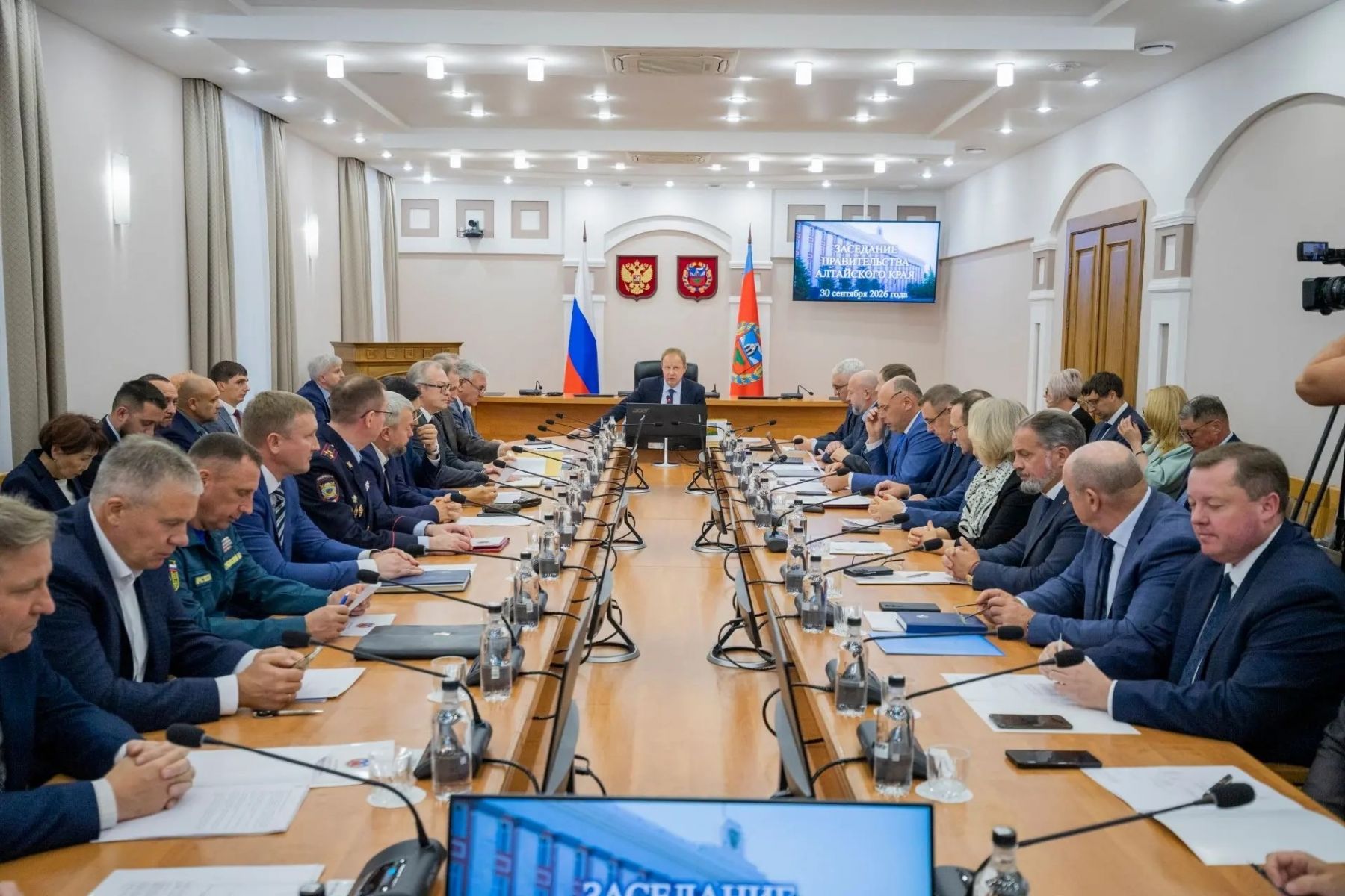 Заседание Правительства Алтайского края.