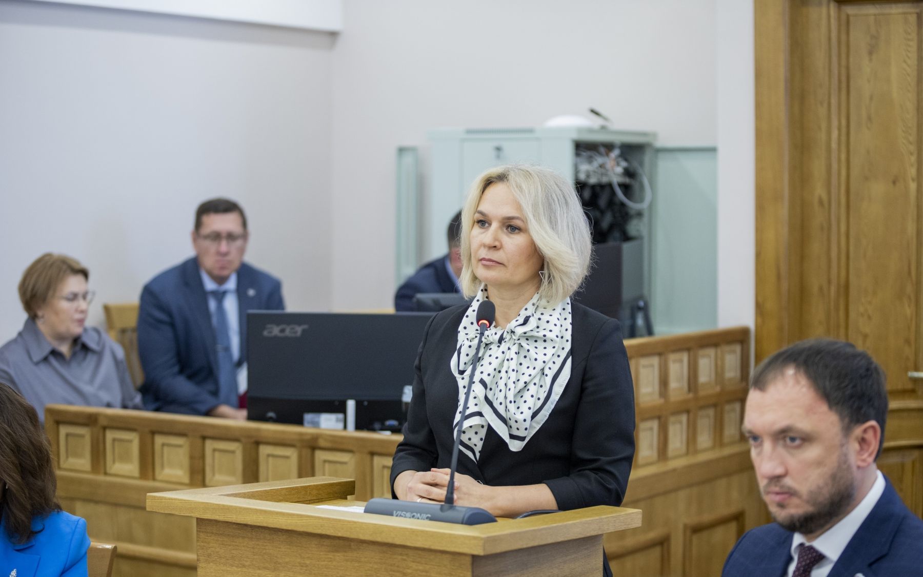Министр социальной защиты Алтайского края Наталья Оськина.