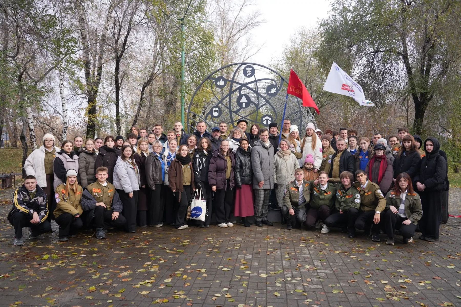 В Бийске открыли новый арт-объект, посвященный 60-летию студенческих отрядов