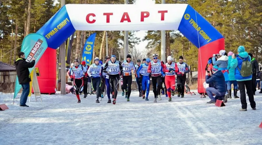 Открытый чемпионат по зимнему триатлону состоялся в Бийске 