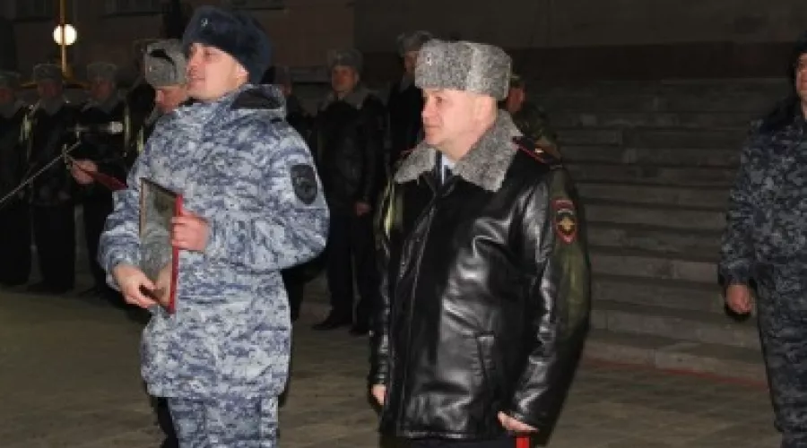 Сводный отряд полиции края вернулся из командировки на Северный Кавказ 