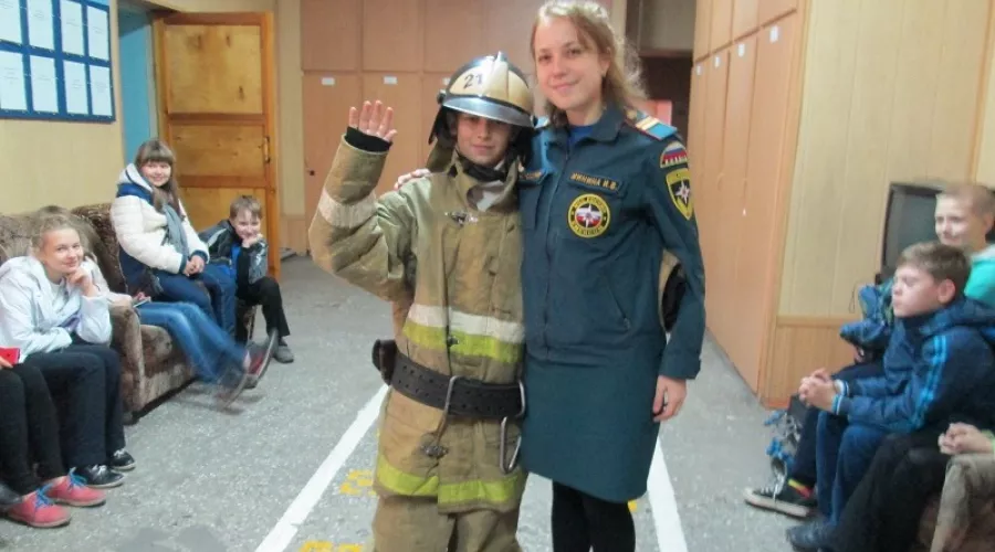 Лучших юных пожарных определили в Бийске 