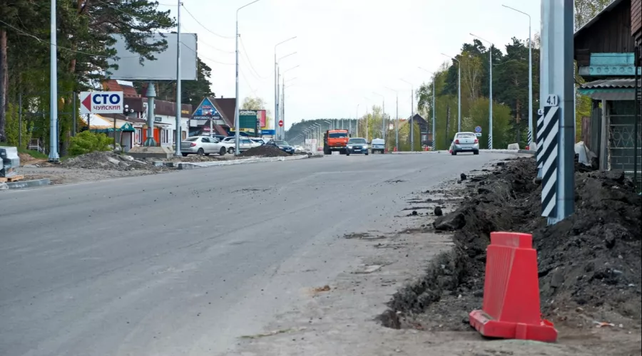 Знак пешеходного перехода «потерялся» рядом со школой №6 в Бийске