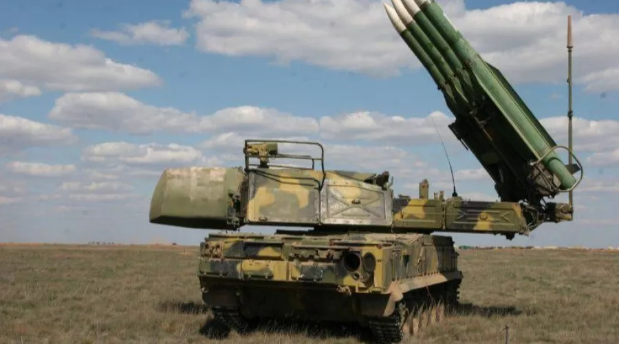 На полигоне «Бийский» испытали ракетные комплексы ЗРК «Бук-2»