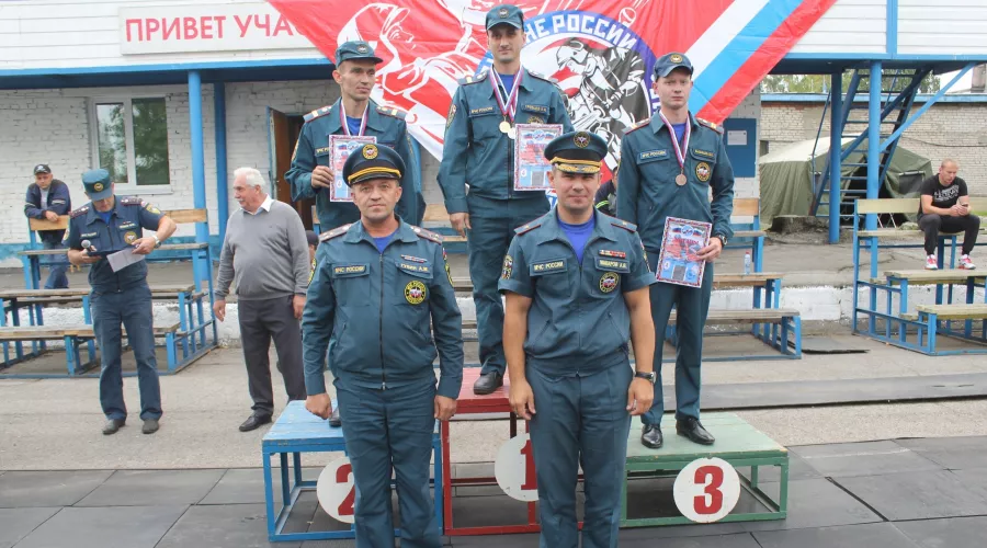 Бийчане победили в состязаниях посвященных 370-летию пожарной охране России