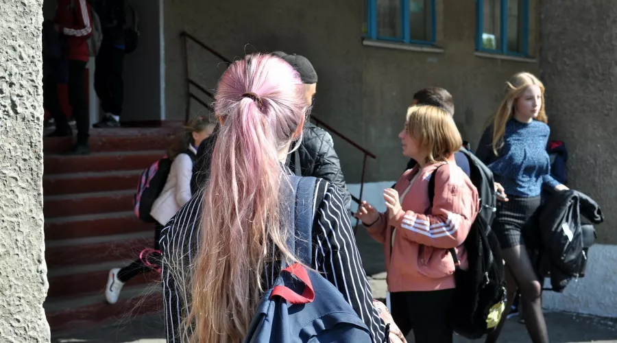 Розовые волосы и выбритые виски: допустимы ли в школе модные прически