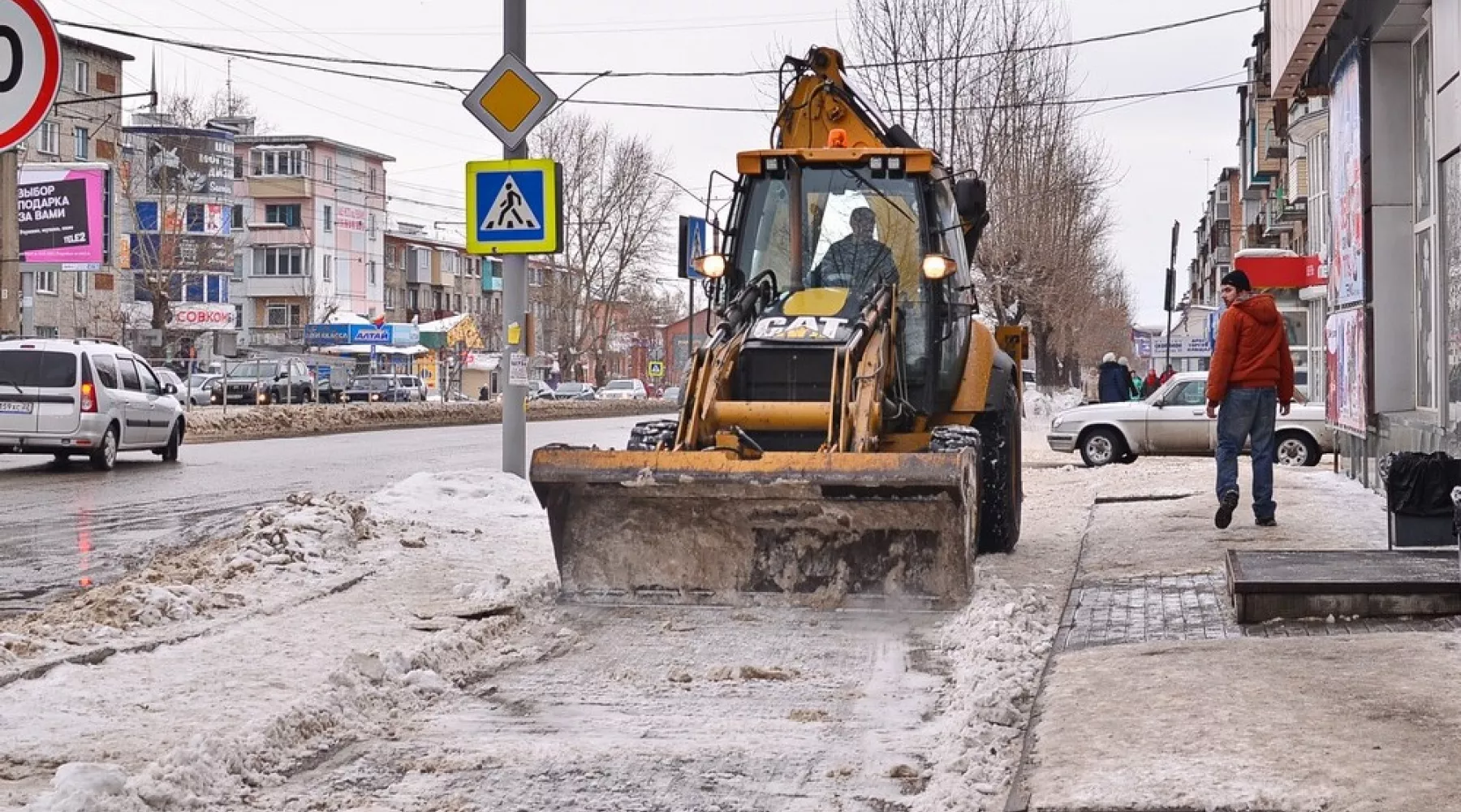 Наш фоторепортаж: что происходит в Бийске из-за потепления