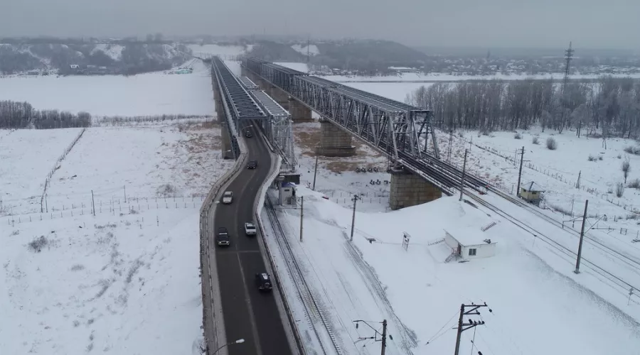 Старый мост в Барнауле с 5 января закроют на два года для всех видов транспорта