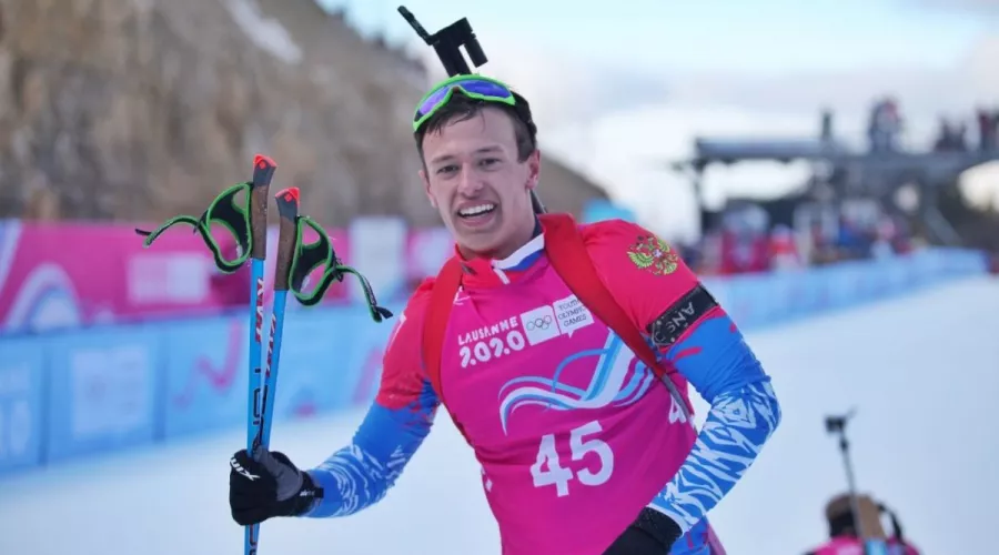 На первенстве мира в эстафете Олег Домичек стал бронзовым призером