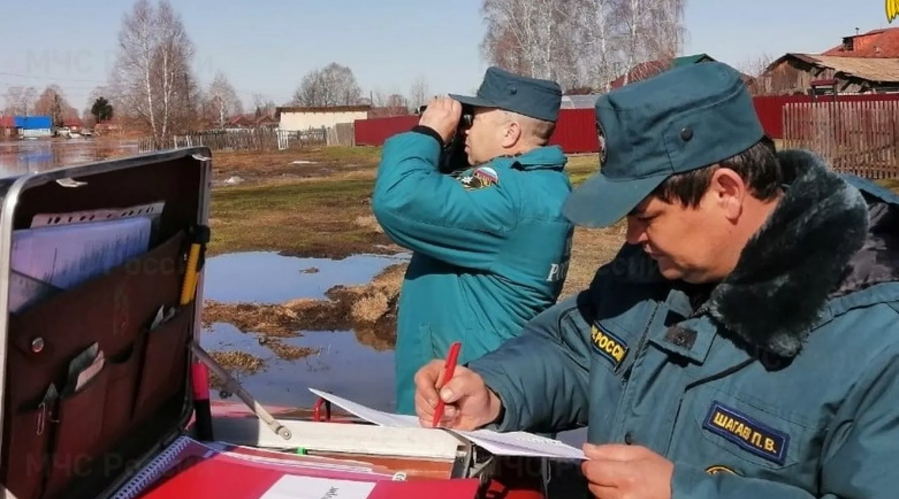 Паводковая ситуация в селе Красногорском остается сложной