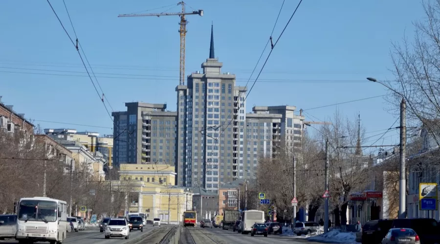 В Алтайском крае построен первый небоскреб высотой в 100 метров 