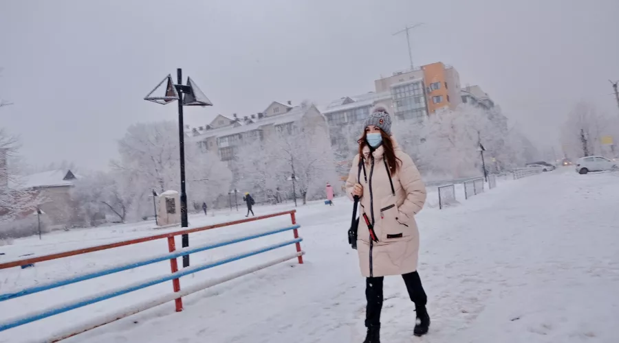 Снега нет, но изморозь: 3 декабря в Алтайском крае будет пасмурно и холодно 