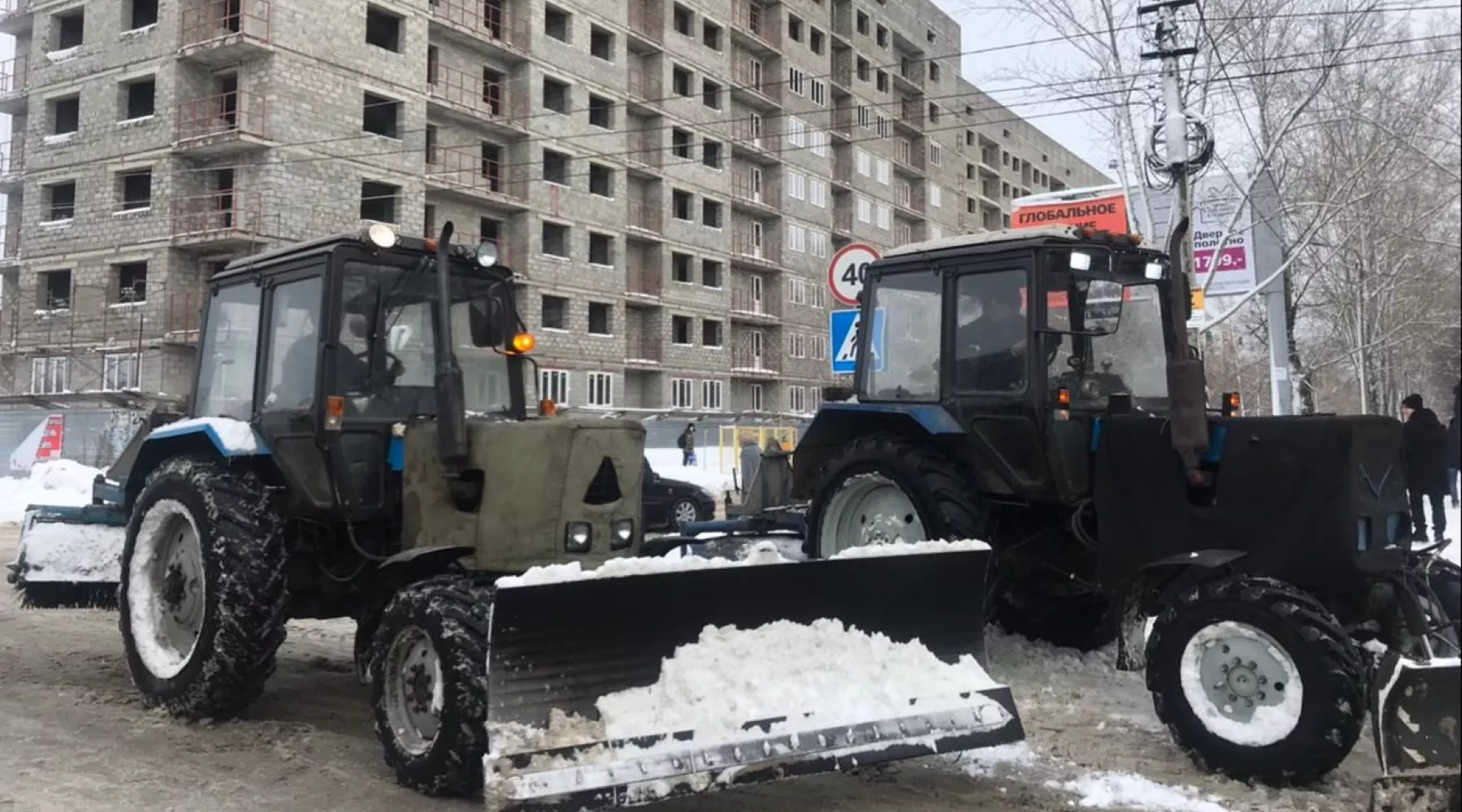 После протеста автобусников Бийска, на место их сбора прибыл глава города