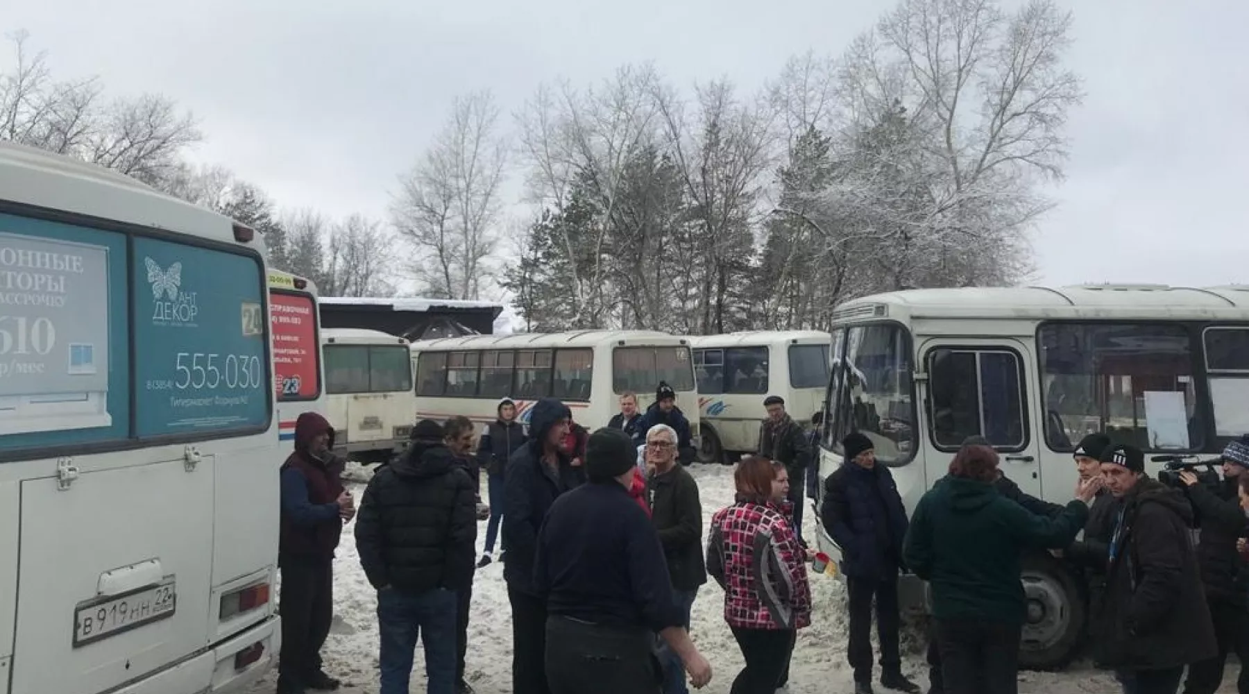 Бийские водители, участвовавшие в протесте против нечищеных дорог, оштрафованы 