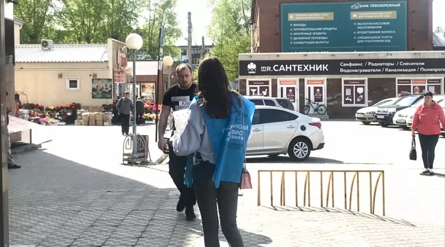 В Бийске вновь появились «коробочные» сборщики пожертвований