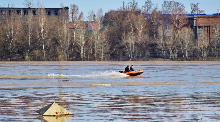 Опять подъем: уровень воды в реке Бии в районе Бийска растет третий день 