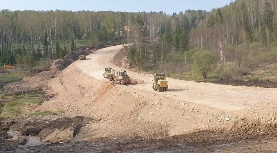 Бийское предприятие строит автодорогу к горнолыжному комплексу в Белокурихе 
