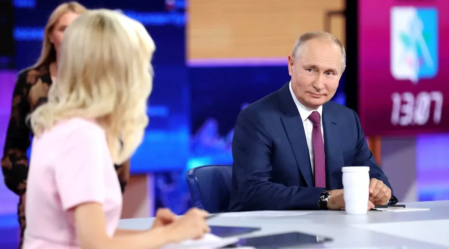 На прямой линии Путину не задали ни один вопрос из Алтайского края
