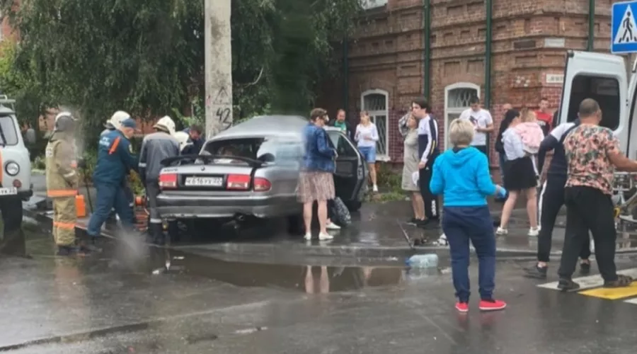 Серьезное ДТП произошло в старом центре Бийска 