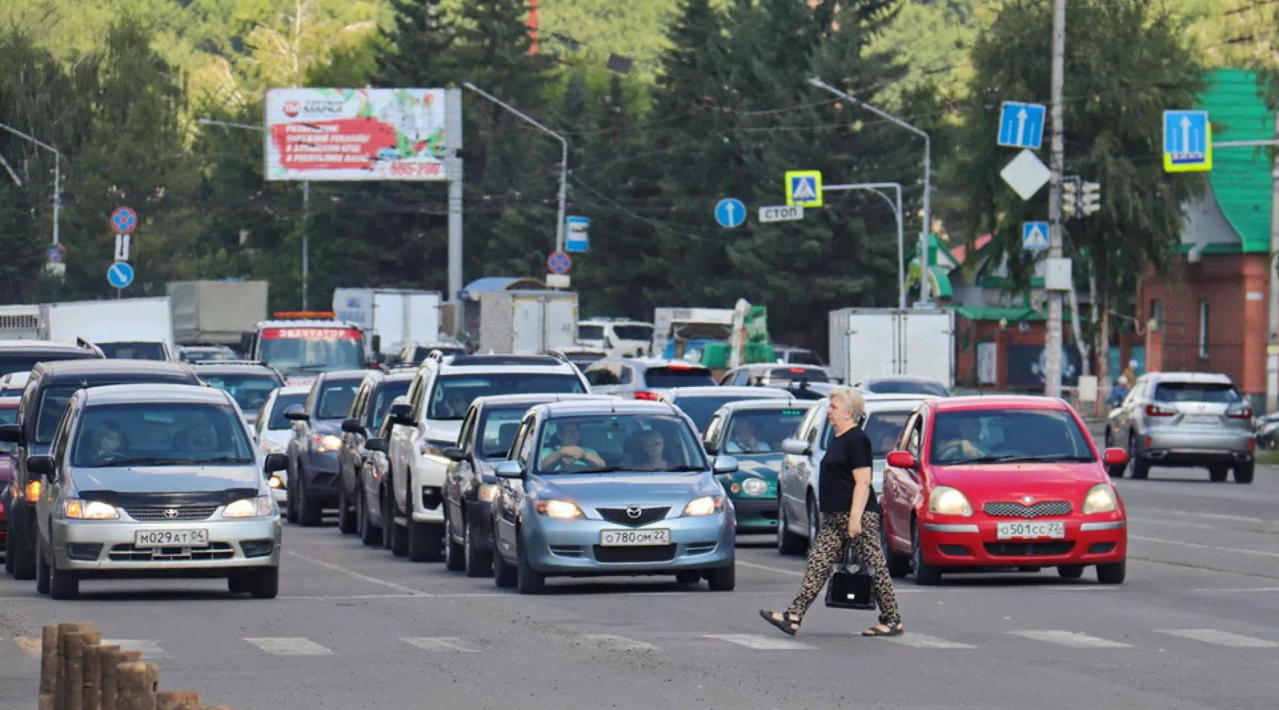 Дороги, машины, пешеходы пер. Коммунарский