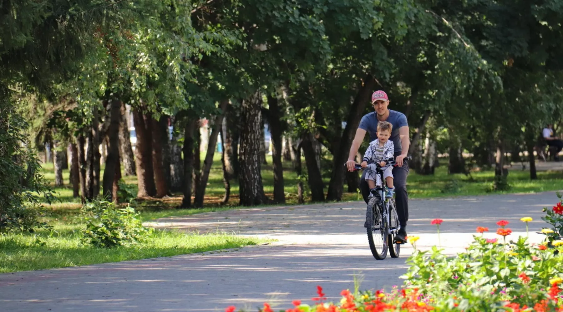 Петровский бульвар, велосипед, родители, лето