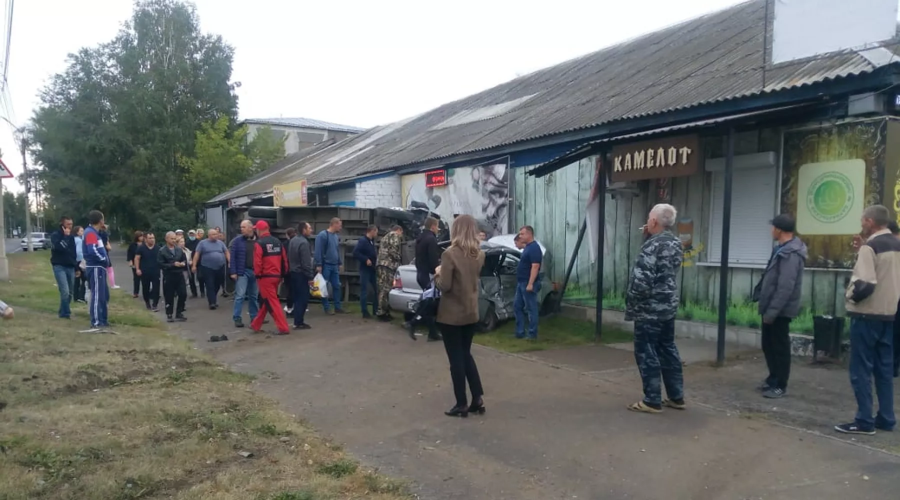 В Бийске «Газель» с пассажирами перевернулась в результате ДТП утром 11 сентября