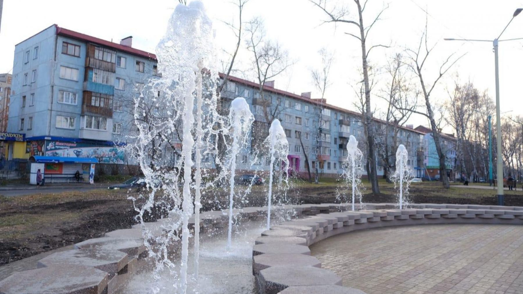Городские фонтаны. Фонтан на бульваре Вали Максимовой