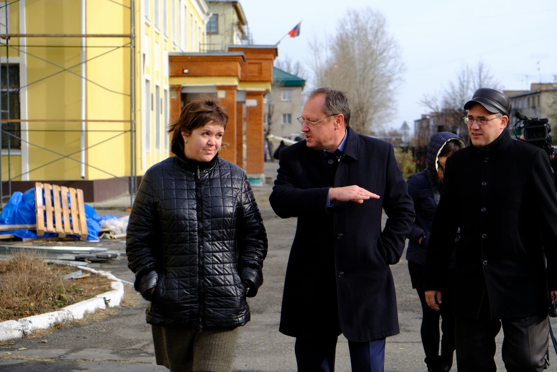 Рядом с ремонтируемой школой №34 появится стадион