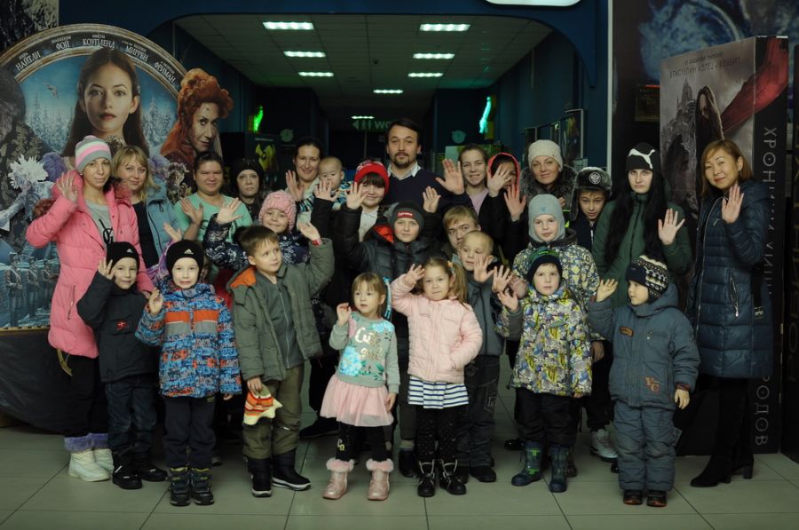 Благотворительный сеанс в кинотеатре «Планета кино» провели для 40 детей