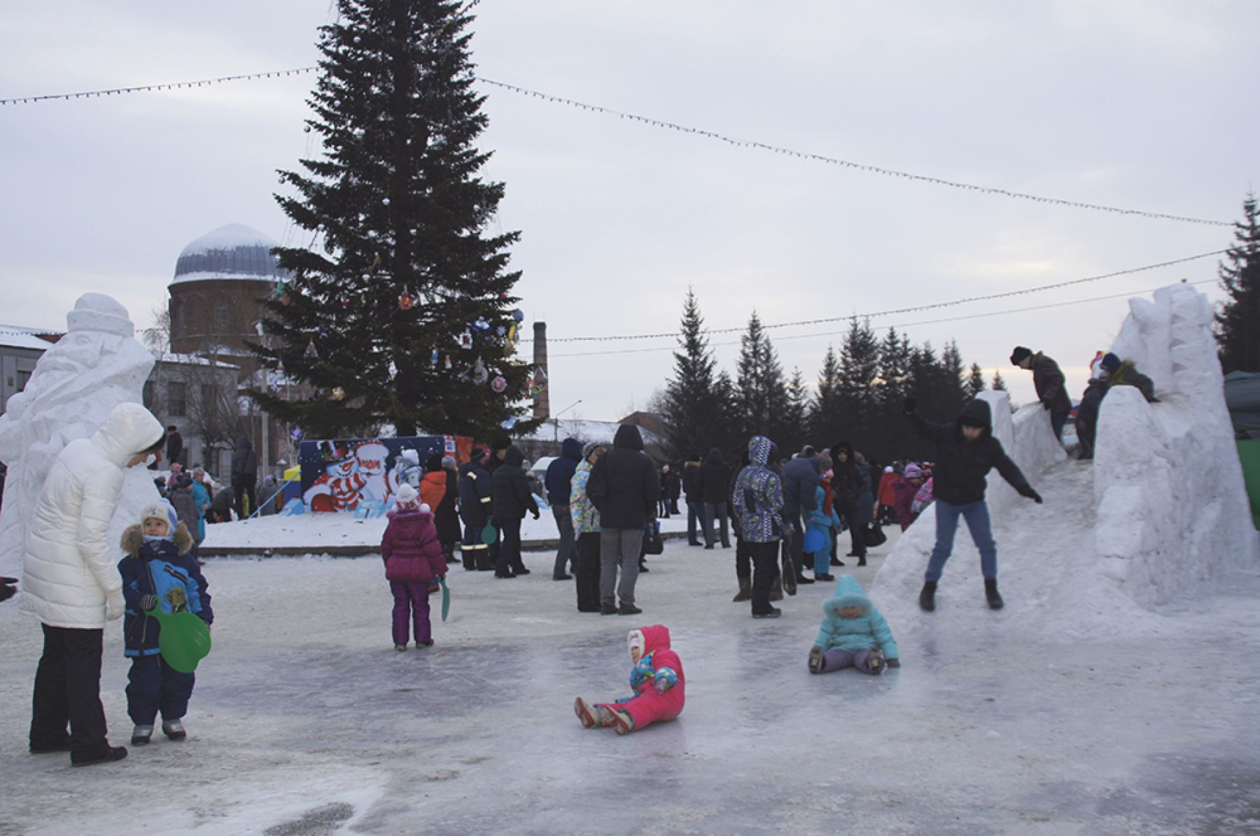 Пять лет назад Бийск мог отметить Новый год без снега