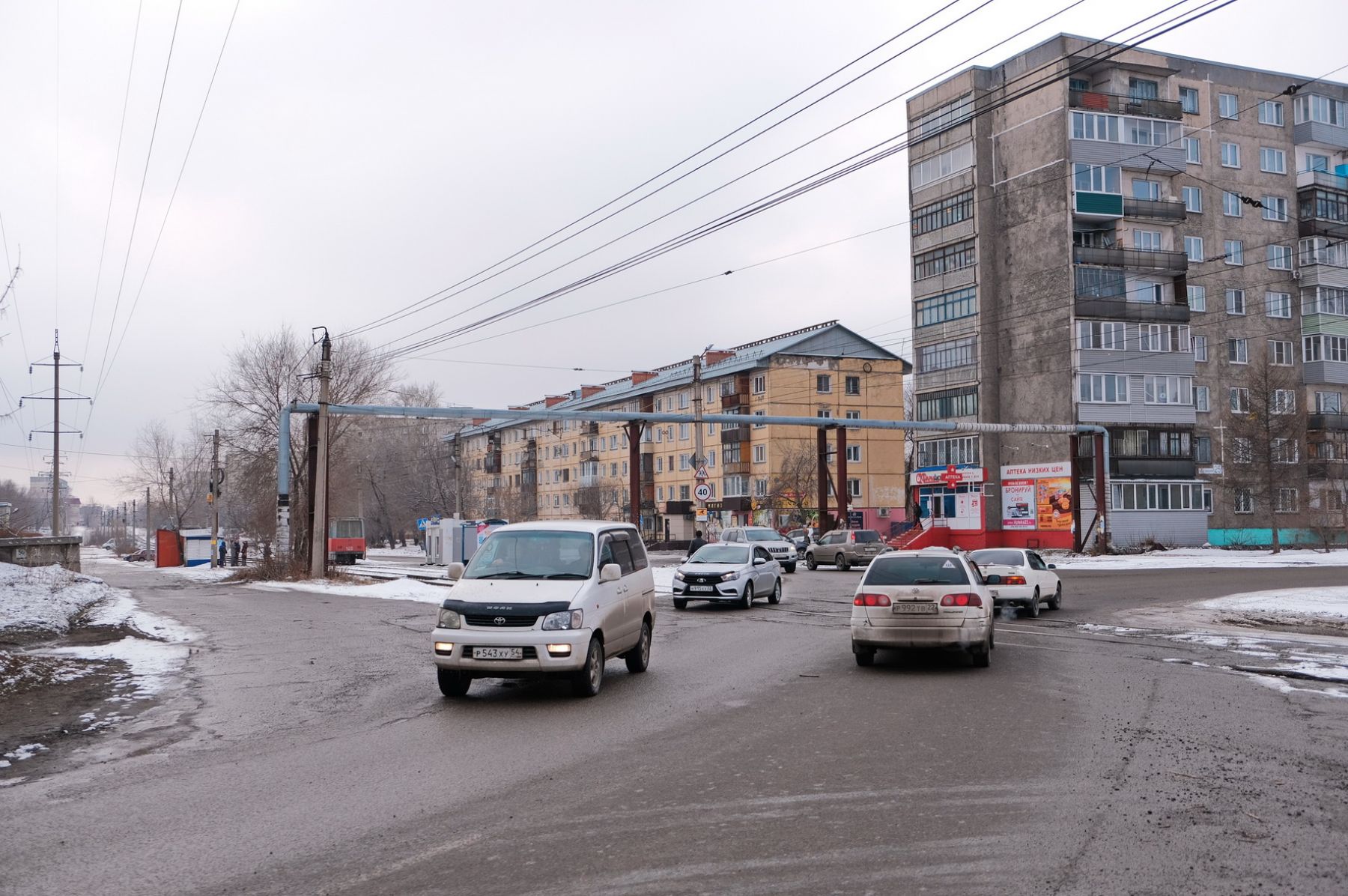 Перекрёсток ул. Мартьянова и ул. Ударная