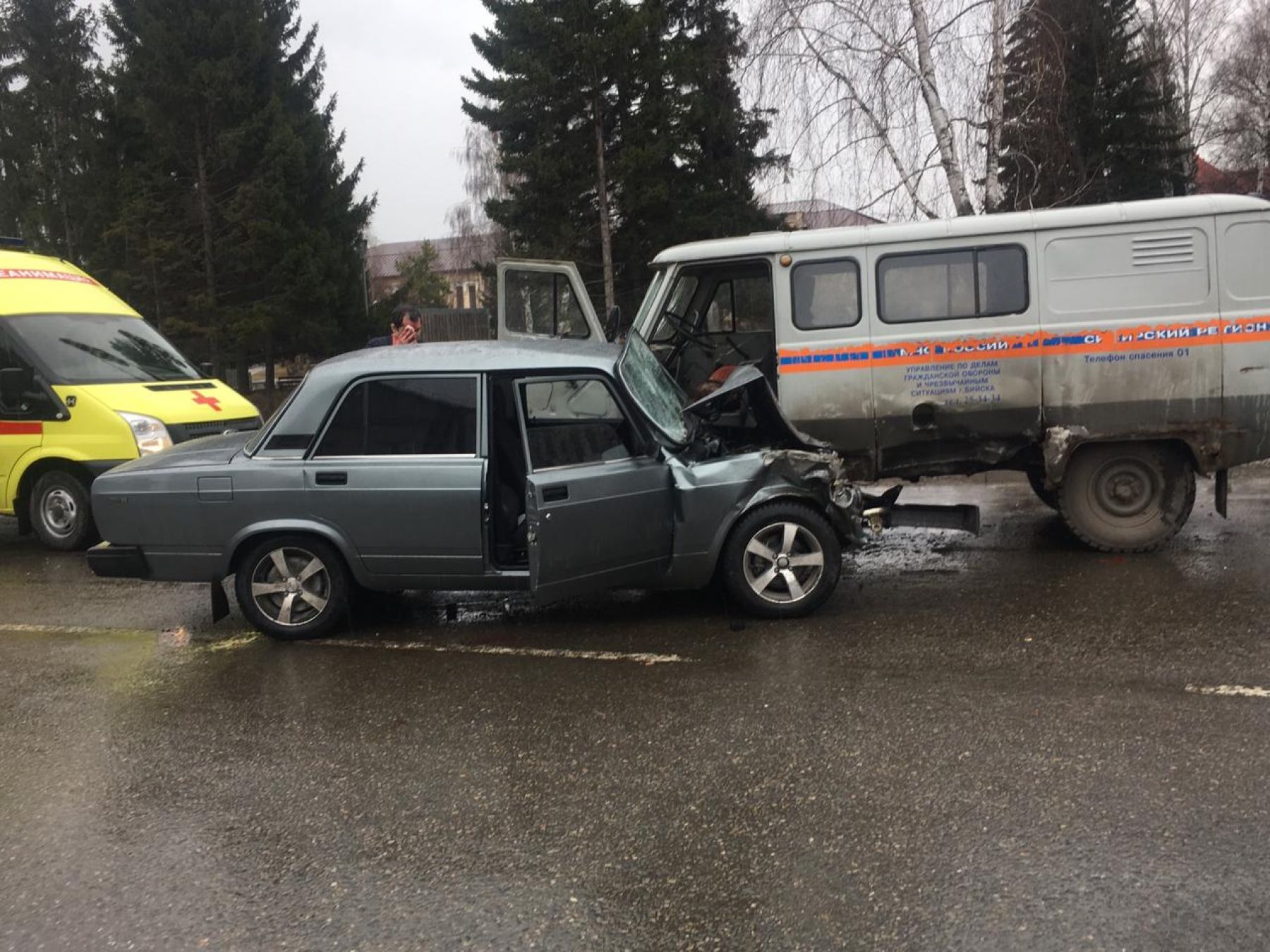 Двое бийчан пострадали в ДТП у «Вечного огня» 