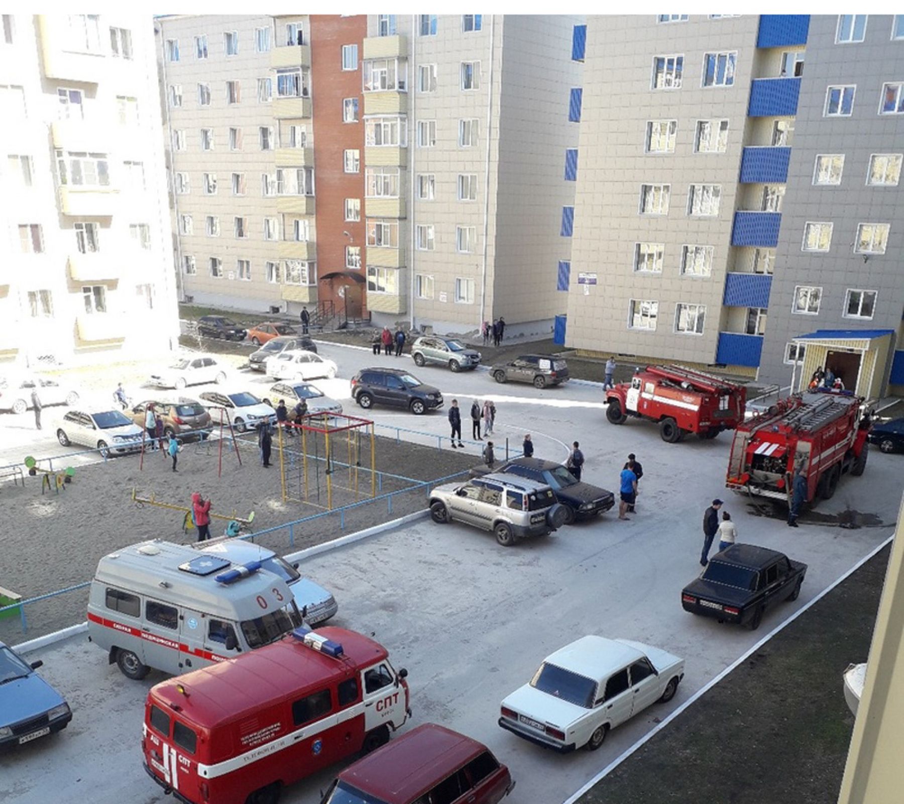 Пожар на балконе на шестом этаже произошел в Бийске