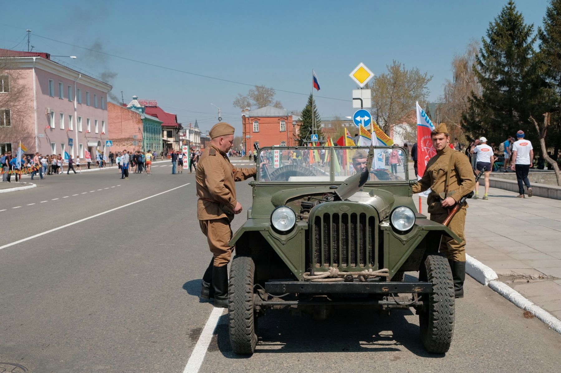 Традиционный кросс, посвященный Дню Победы, прошел в Бийске 