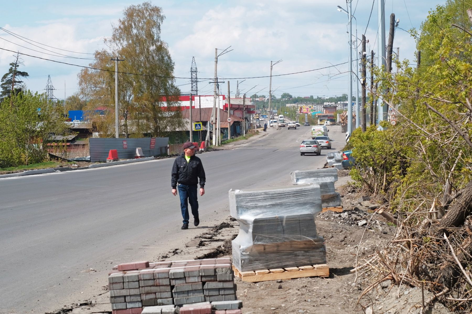 Знак пешеходного перехода «потерялся» рядом со школой №6 в Бийске