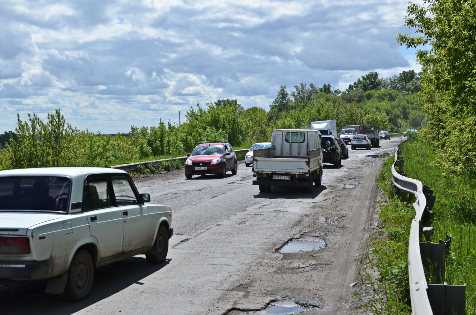 Большой крюк по «убитой» дороге ждет бийчан из-за закрытия тоннеля 