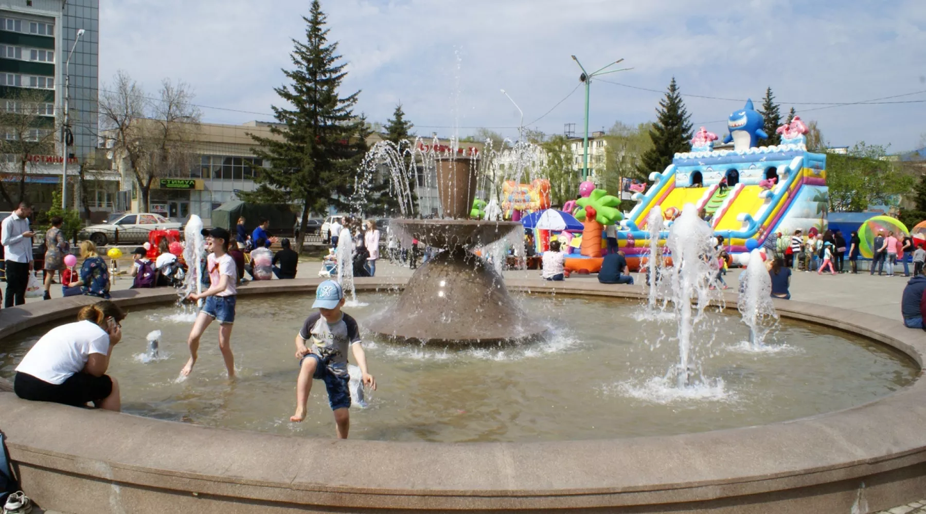 Фонтан на Петровском бульваре