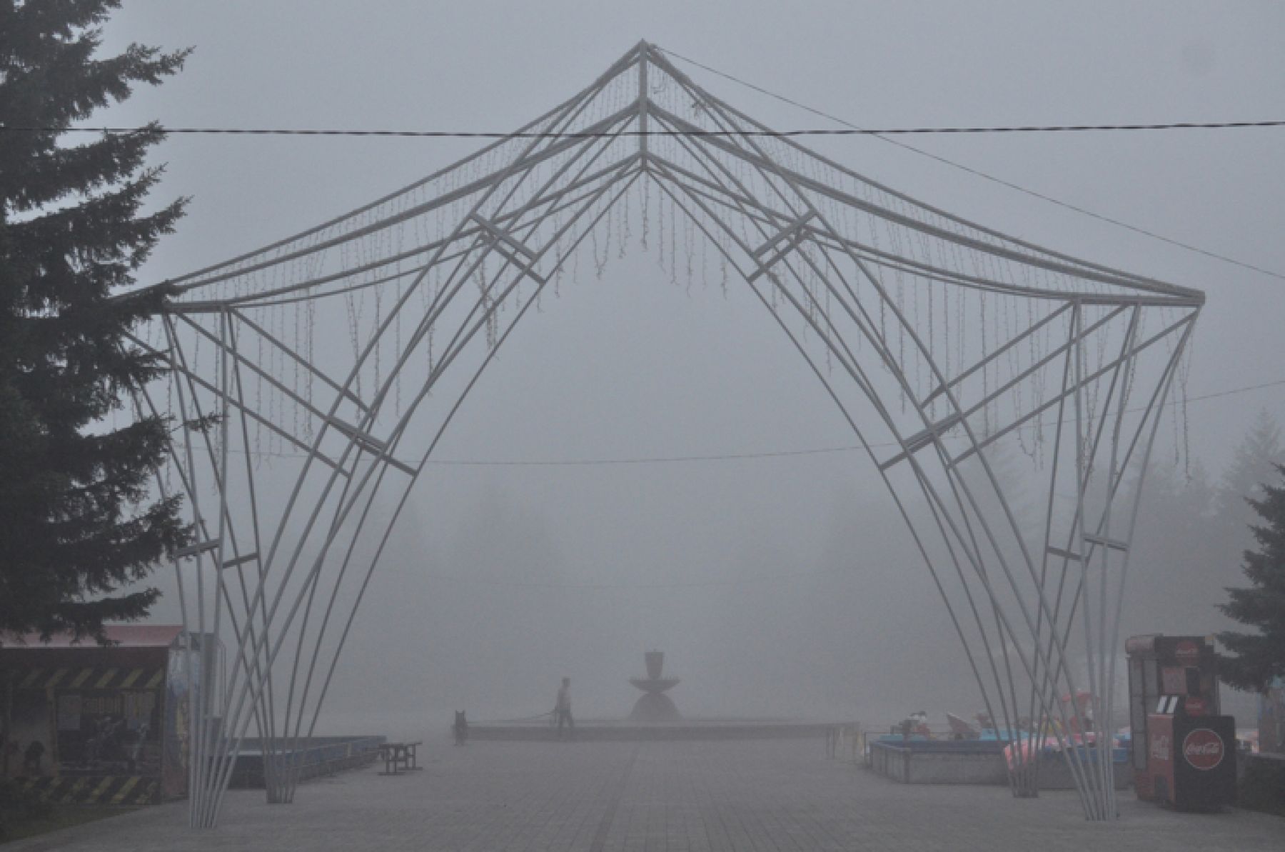 Туман в Бийске. 