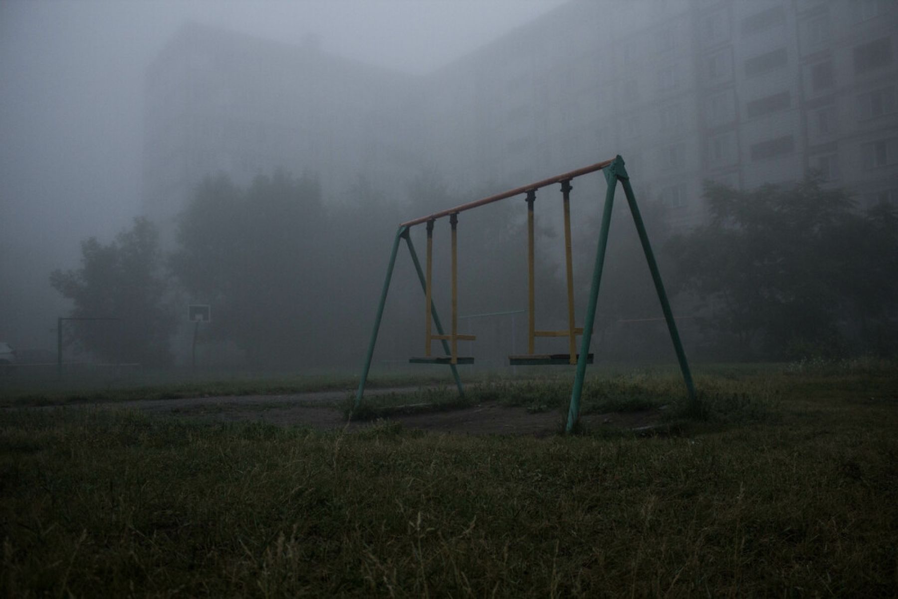 Сайлент-Бийск: город накрыло туманом из воды и дыма 