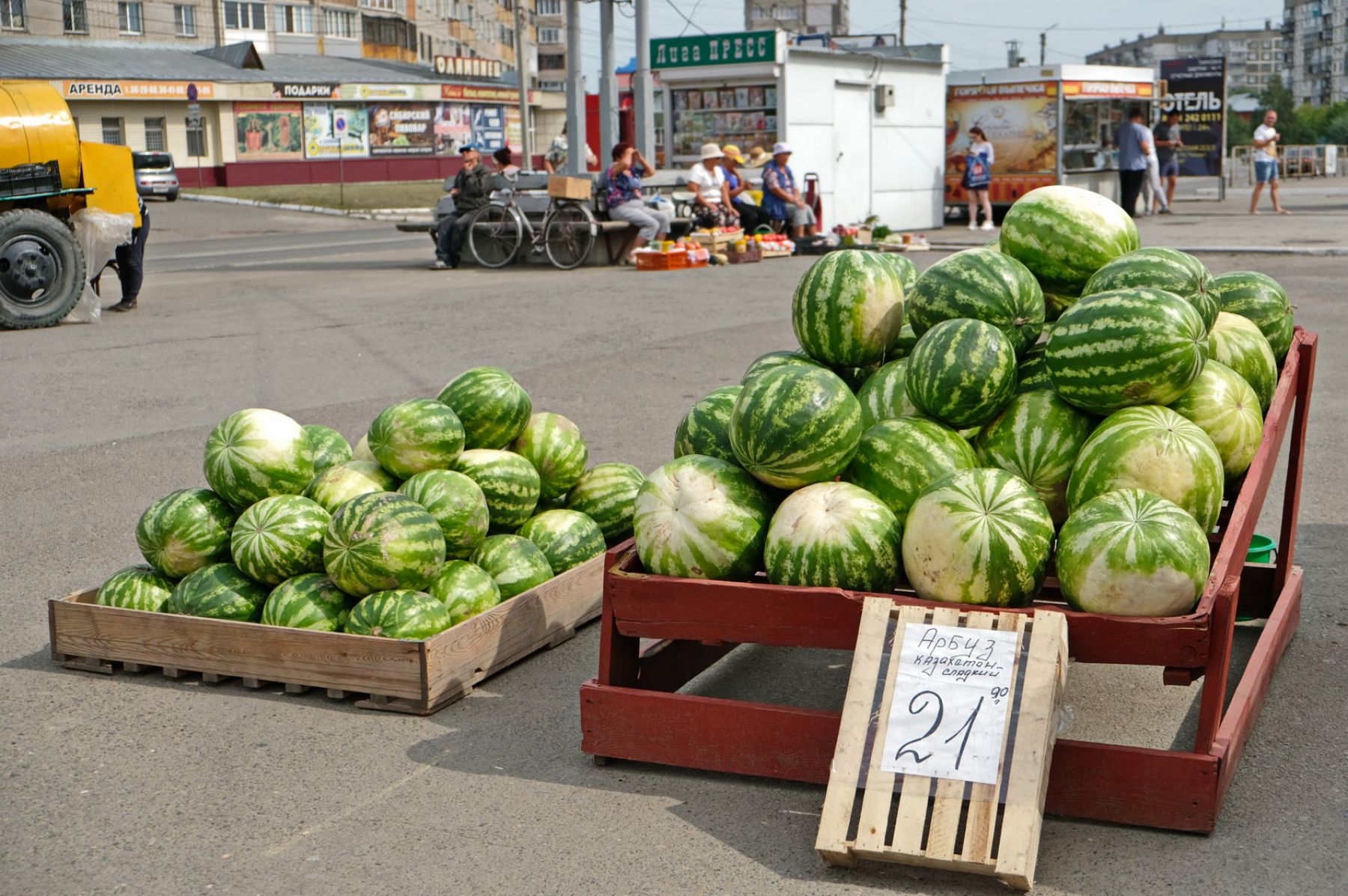 Сам сахарный: откуда в Бийск привозят арбузы и как выбрать самый вкусный